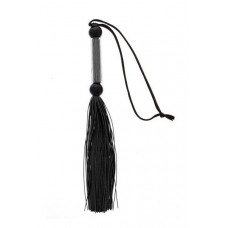 Boss Of Toys GP SILICONE FLOGGER WHIP BLACK