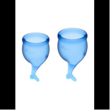 Satisfyer Feel Secure - Menstrual Cup - Blue