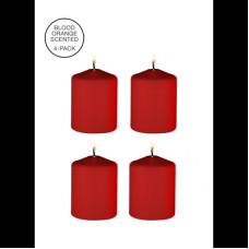 Ouch! By Shots Tease Candles - Sinful - 4 Pieces - Red