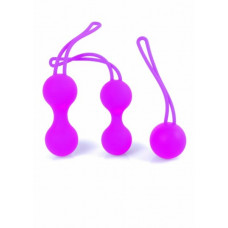 Boss Of Toys Kulki-Silicone Kegal Balls Set - Purple