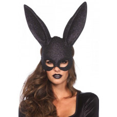 Boss Of Toys Glitter Masquerade Rabbit Mask Black