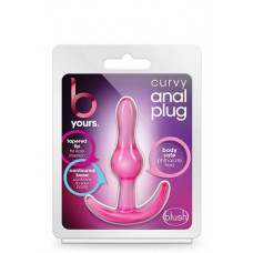 Boss Of Toys B YOURS CURVY ANAL PLUG PINK