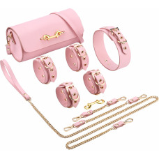 Kiotos Leather BDSM Deluxe 5 Item Kit - Pink