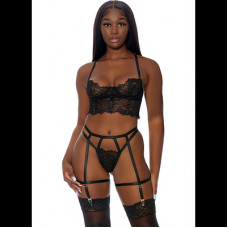 Forplay Blooming Beauty - Lingerie Set - XL