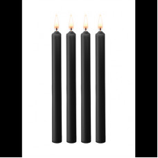 Ouch! By Shots Teasing Wax Candles - 4 Pieces - Large - Black