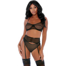 Forplay Compare and Contrast - Lingerie Set - L