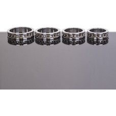 Kiotos Steel Chain Link Cockring - 45 mm