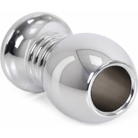Kiotos Steel Hollow Anal Plug Ribbed
