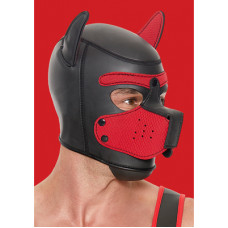 Ouch! By Shots Neoprene Puppy Mask - Red