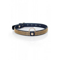 Boss Of Toys Fetish B - Series Collar with crystals 2 cm gold