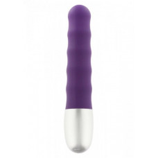 Boss Of Toys Discretion Ribbed Vibrator Purple