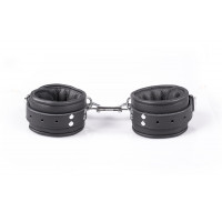 Kiotos Leather Professional Anklecuffs 7 cm - Black