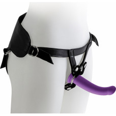 Virgite Harness with Purple Dildo - Size M