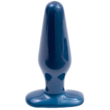 Doc Johnson Iridescent Butt Plug - Medium - Midnight Blue