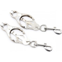Kiotos Steel Clover Nipple Clamps with Snap Hook