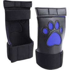 Ouch! By Shots Neoprene Puppy Paw Gloves - Blue