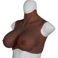 Xx-Dreamstoys Ultra Realistic Breast Form Black Size L