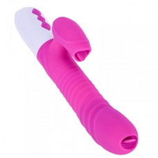 Boss Of Toys Wibrator-Silicone Vibrator USB 7 Function and Thrusting Function / Heating, purple