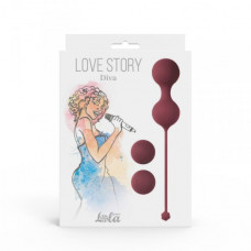 Boss Of Toys Vaginal balls set Love Story Diva Wine Red
