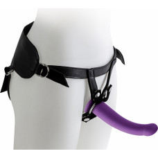 Virgite Harness with Purple Dildo - Size L