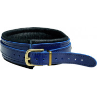 Kiotos Leather Blue Leather Collar