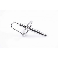 Kiotos Steel Hollow Penisplug with Glansring - 25 mm