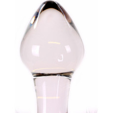 Kiotos Glass Glass Buttplug White Tickler
