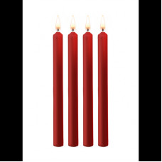 Ouch! By Shots Teasing Wax Candles - 4 Pieces - Large - Red