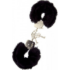 Boss Of Toys DREAM TOYS HANDCUFFS WITH PLUSH BLACK