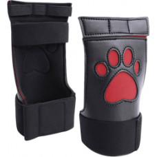 Ouch! By Shots Neoprene Puppy Paw Gloves - Red