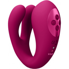 Vive By Shots Yoko - Triple Action Vibrator Dual Prongs with Clitoral Pulse Wave