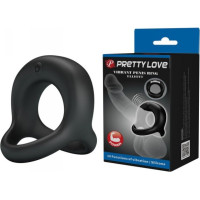 Boss Of Toys PRETTY LOVE - VIBRANT PENIS RING ELLIOTT Black, 10 vibration functions