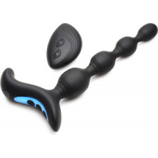 Xr Brands Vibrating and E-Stim Silicone Anal Beads with Remote Control