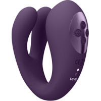 Vive By Shots Yoko - Triple Action Vibrator Dual Prongs with Clitoral Pulse Wave