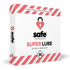 Boss Of Toys SAFE - Condoms Super Lube Extra Lubricant (36 pcs)
