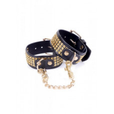 Boss Of Toys Fetish B - Series Handcuffs with cristals 3 cm Gold