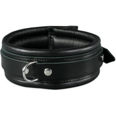 Kiotos Leather Leather Collar 5 cm - Black