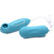 Xr Brands Entwined - Thumping Egg and Licking Clitoral Stimulator