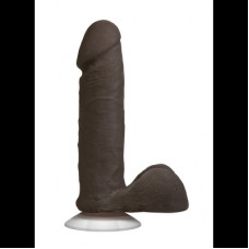 Doc Johnson Realistic Cock with Balls - Removable Vac-U-Lock Suction Cup - ULTRASKYN - 6 / 16 cm - Chocolate