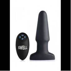 Xr Brands Inflatable Vibrating Silicone Butt Plug