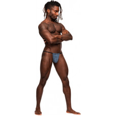 Male Power Posing Strap - One Size - Blue