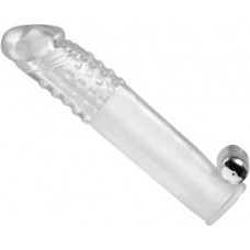 Xr Brands Clear Sensations - Vibrating Penis Sleeve with Bullet