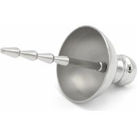 Kiotos Steel Solid Penis Plug Umbrella 5 mm