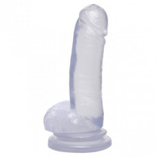 Boss Of Toys 8 Inch Dong with Suction Cup Transparent