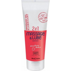 Boss Of Toys Żel - HOT Massage & Glide Gel 2 in 1 - 200 ml, Strawberry