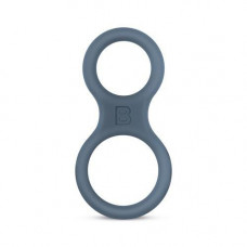Boss Of Toys Boners Silicone Cock Ring And Ball Stretcher - Grey