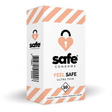 Boss Of Toys SAFE - Condoms Feel Safe Ultra Thin (10 pcs)