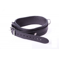 Kiotos Leather Collar Basic - Black