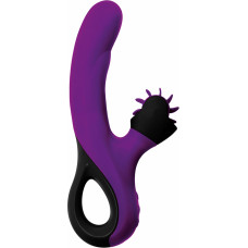 Lang Loys Vibrator with Clitorial Wheel Stimulator Purple