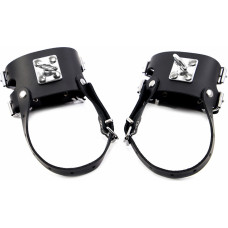 Kiotos Leather Leather Ankle Restraints with Heavy O-Ring